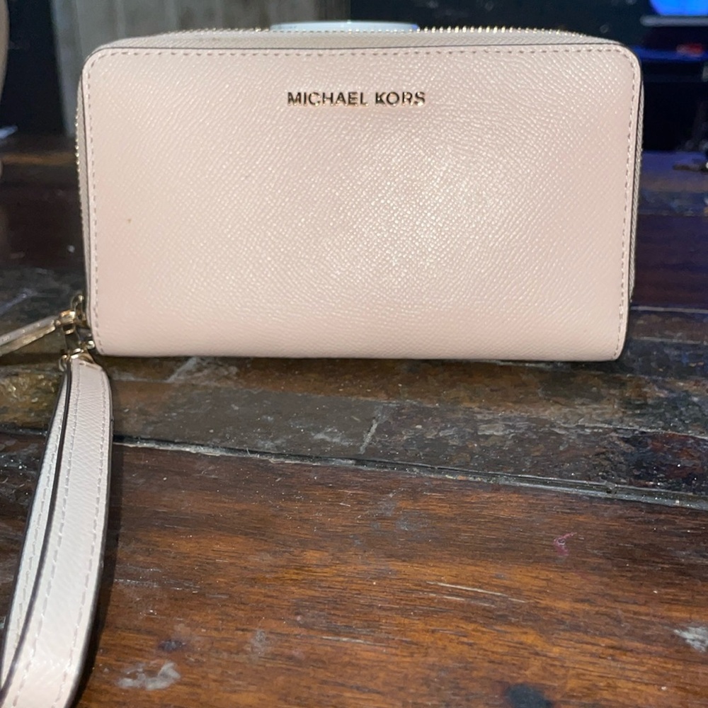 Leather Continental Wristlet